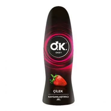 Okey Çilek Kayganlaştırıcı Jel 50 Ml