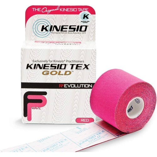 Kinesio Tex Gold 5 Cm X 5 M- Red Fp
