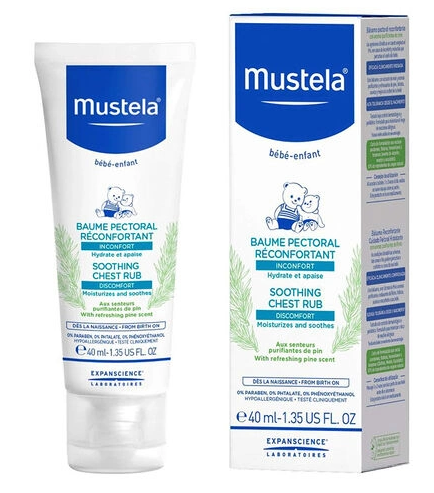 Mustela Rahatlatıcı Göğüs Balsamı 40 ml