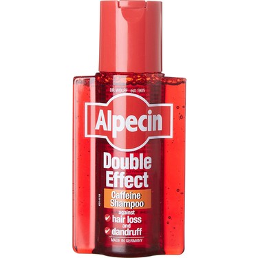 Alpecin Dökülen-Kepekli Saç İçin 2Etkili Cafein Şampuan Double Effect 200Ml
