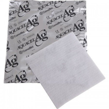 Aquacel Ag + Extra Gümüşlü Güçlendirilmiş Fiber Örtü 10x10cm