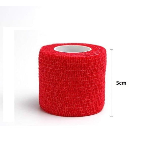 Kendinden Yapışkanlı Bant 5cmx4.5m Kırmızı