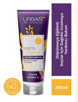 Urban Bıotın Keratın Saç Bakım Şampuan 250 ml