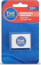 Foot Doctor Portatif Nasir Tıraş Aparatı Jileti 10'lu