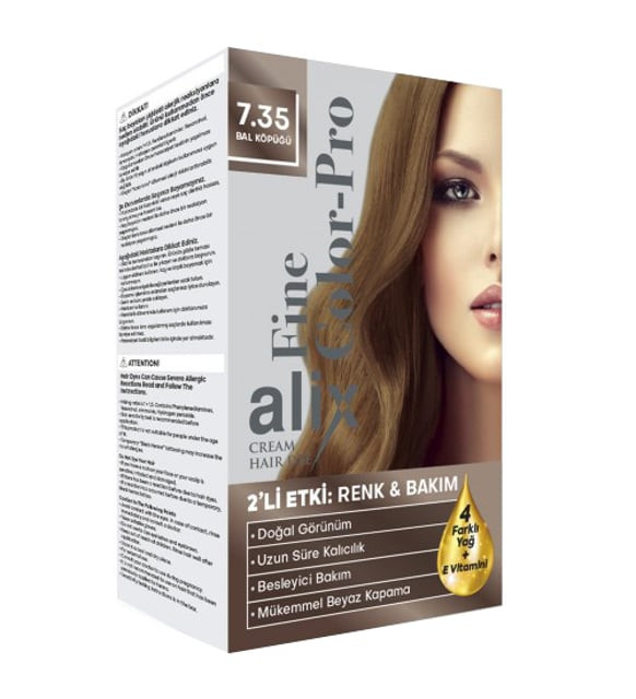 Alix Kıt Saç Boyası 50ml 7.35 Bal Köpüğü