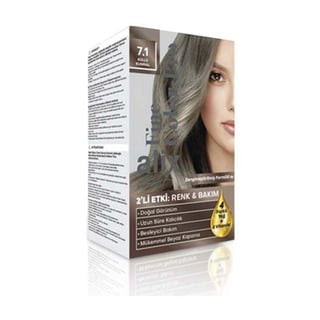 Alix Kıt Saç Boyası 50ml 7.1 Küllü Kumral