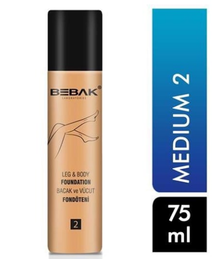 Bebak Bacak Fondöteni 2 Numara Orta 75 ml