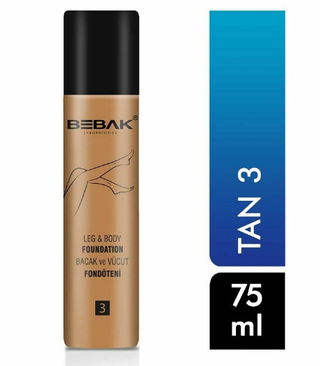 Bebak Bacak Fondöteni 3 Numara Koyu 75 ml