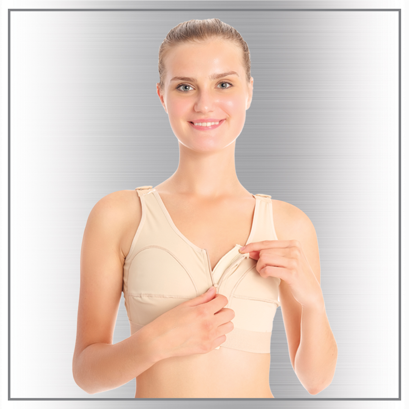 Post Operatif Sütyen (Fermuarlı) M