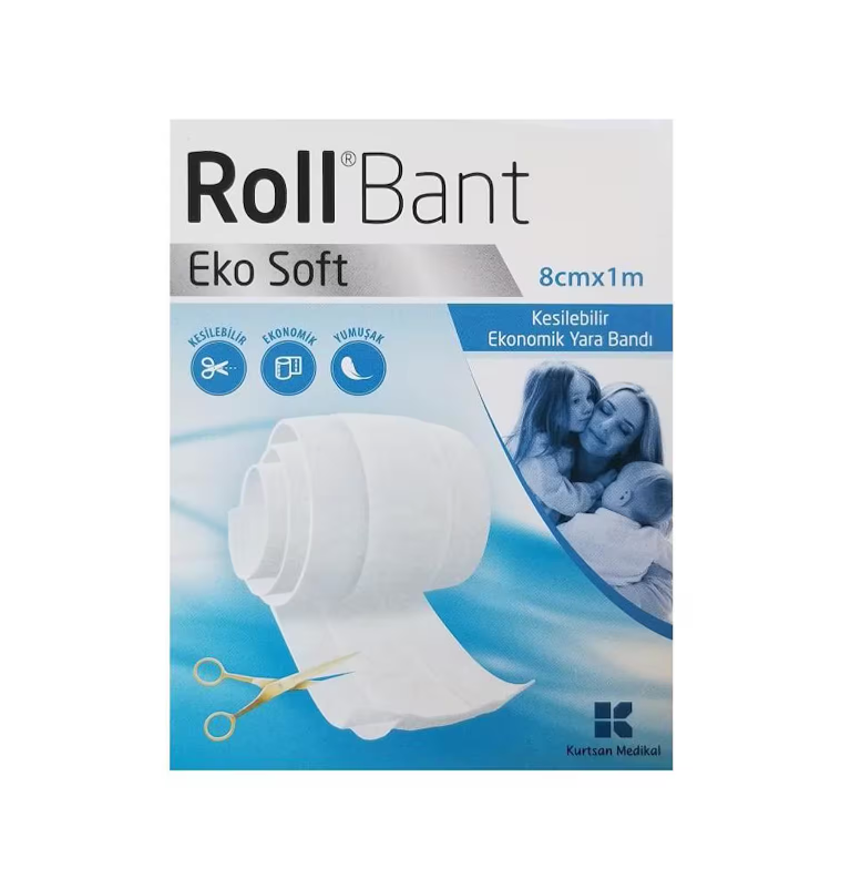 Roll Bant Eko Soft Kesilebilir Yara Bandı