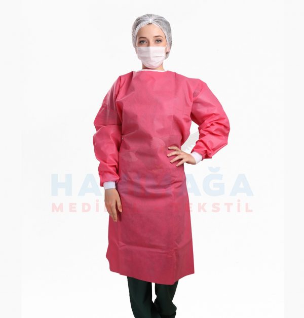 Tek Kullanımlık Önlük Fuşya