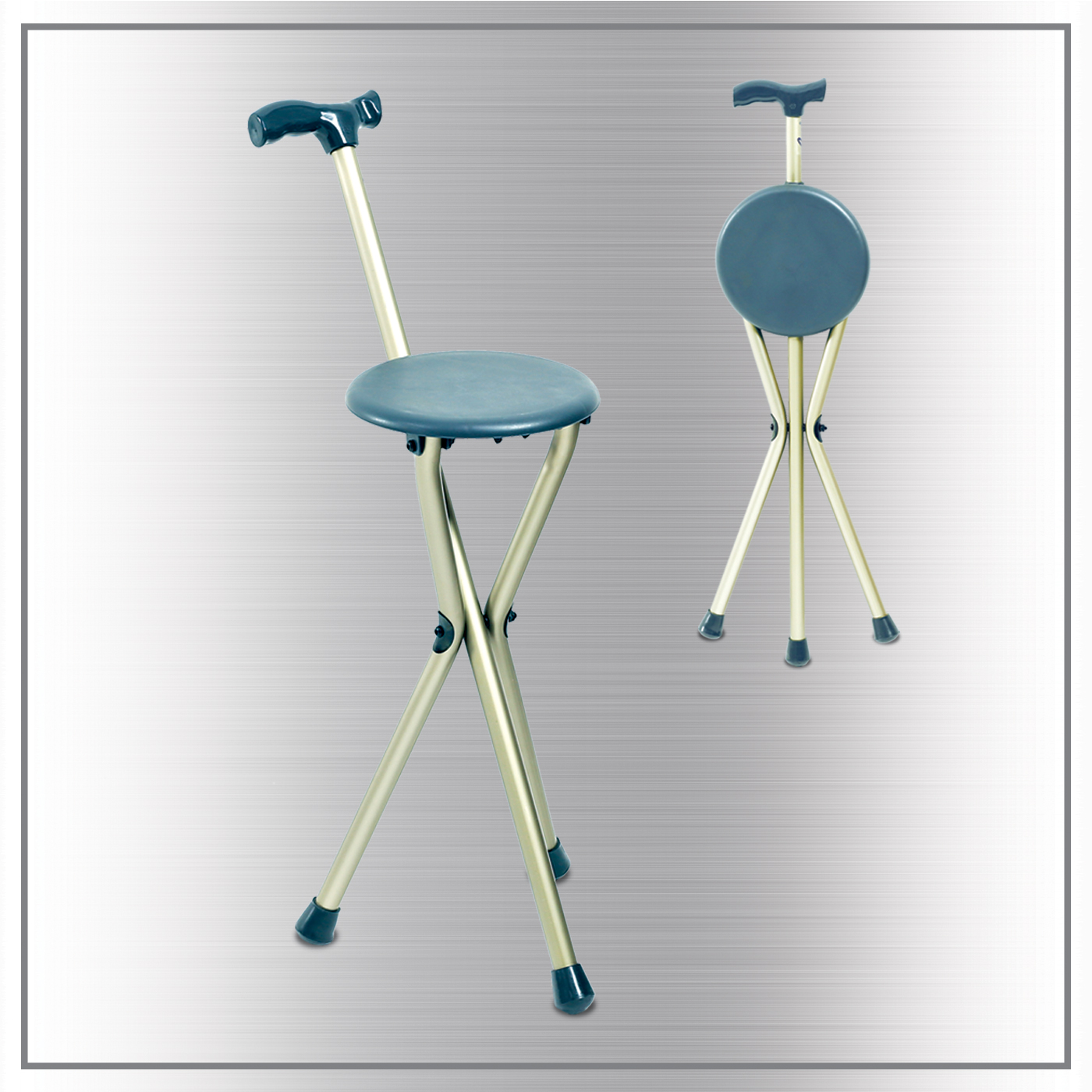 Alüminyum Oturaklı Tekli Denge Bastonu