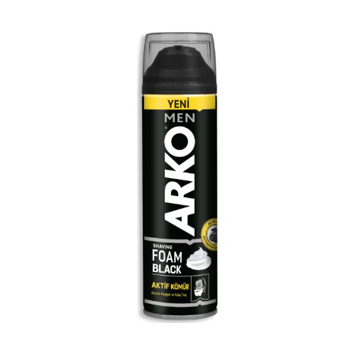 Arko Traş Köpüğü 200 Ml Black Erkek