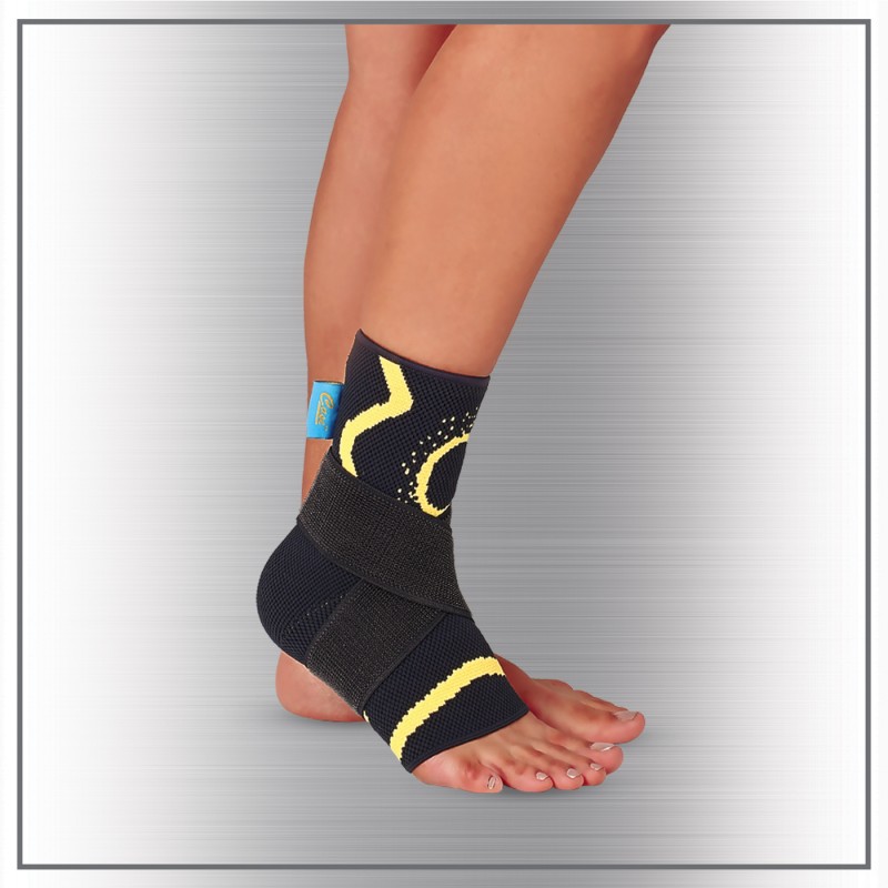 Bandajlı örme ayak bilekliği L