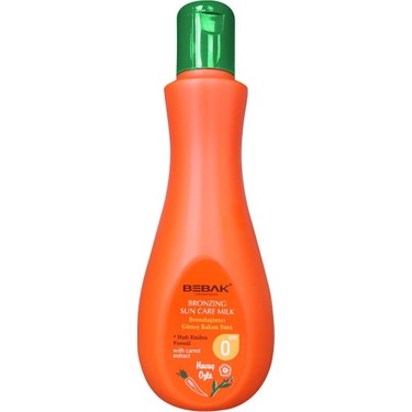 Bebak Güneş Bakım Sütü Havuç 215 ml