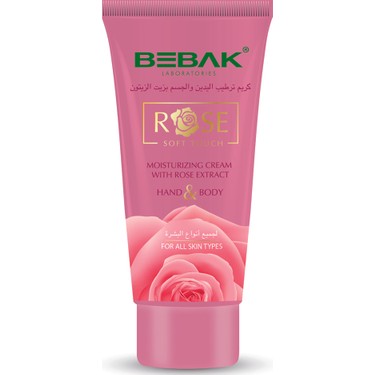 Bebak Nemlendirici El ve Vucüt Kremi Gül 20 ml