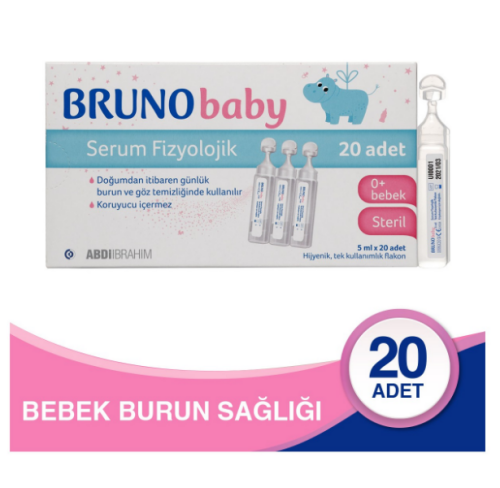 Bruno Baby Serum Fizyolojik 20 Flakon 5 ml