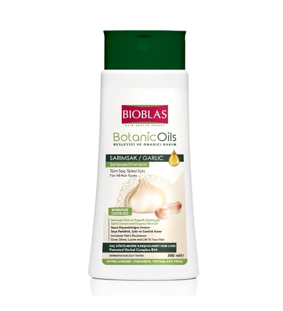 Bıoblas Botanıc Şampuan Oıls Tüm Saç Tipleri İçin Sarımsak 360 Ml