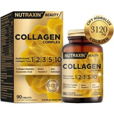 Collagen Beauty Complex 90 Tbl - Hidrolize Tip 1, 2, 3, 5, 10, Biotin, Zinc, Bakır
