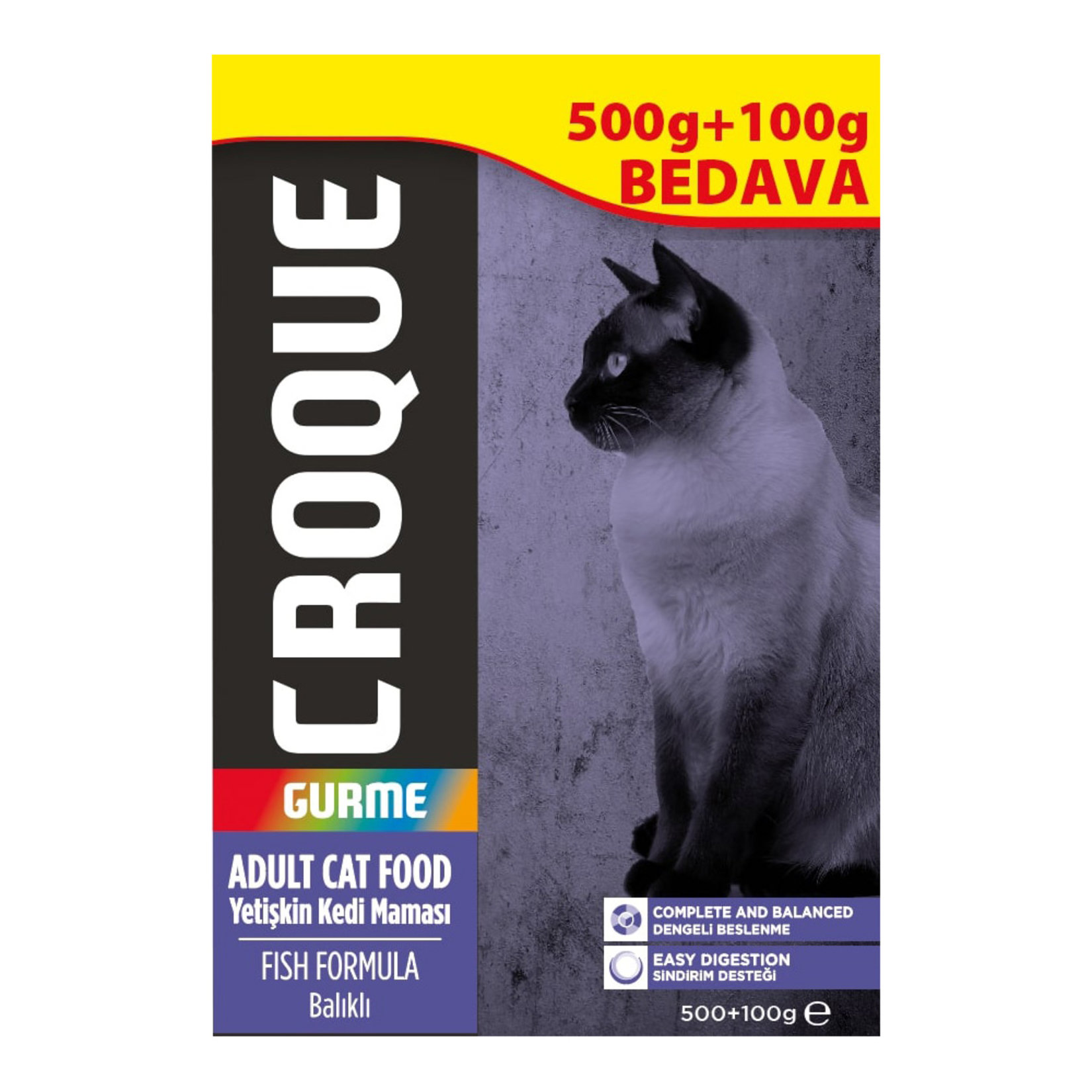 Croque G.Bal.Yet.Kedİ 500+100g