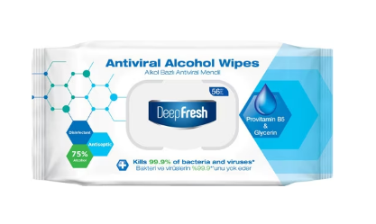 Deep Fresh Islak Mendil Antiviral 56'lı