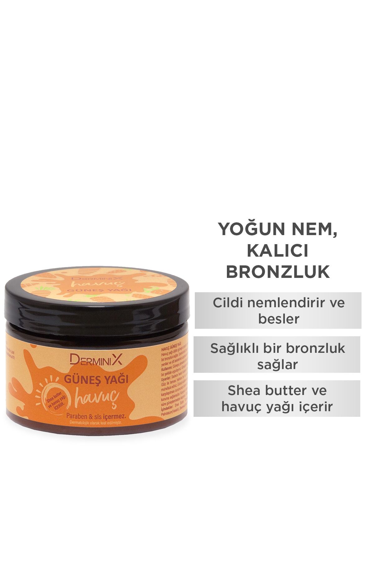 Bronzlaştırıcı Havuç Güneş Yağı 125 Ml
