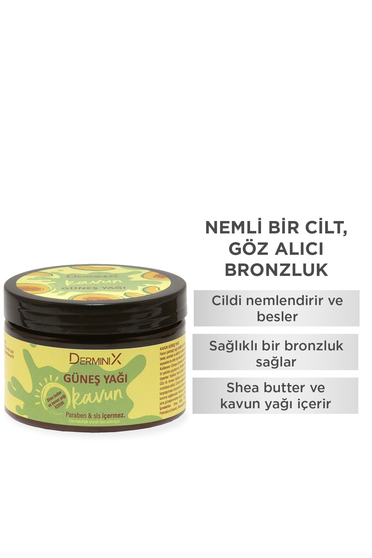 Bronzlaştırıcı Kavun Güneş Yağı 125 Ml