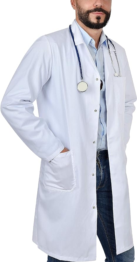 Doktor Önlüğü Beyaz Erkek M