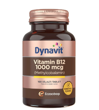 Dynavit Vitamin B12 1000 Mcg 100 Dil Altı Tablet