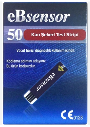 Eb Sensor Kan Şekeri Strip (50 Lik)
