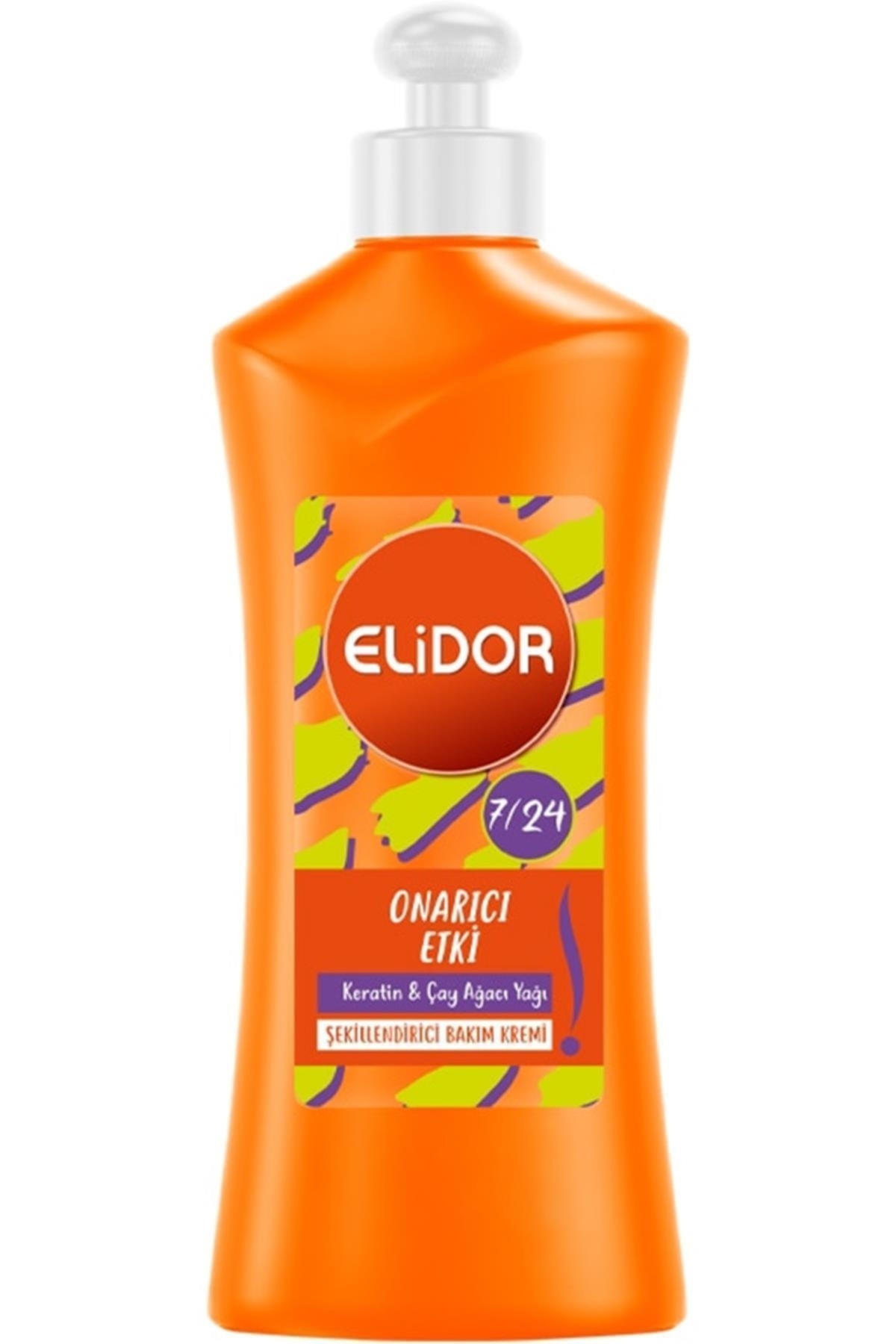 Elidor Saç Bakım Kremi 300 Ml 7/24 Şekillendirici Keratin Ve Çay Ağacı Yağı