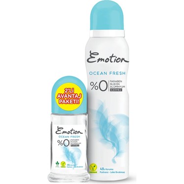 Emotion Deodorant 150 ml Ocean Fresh + Rollon