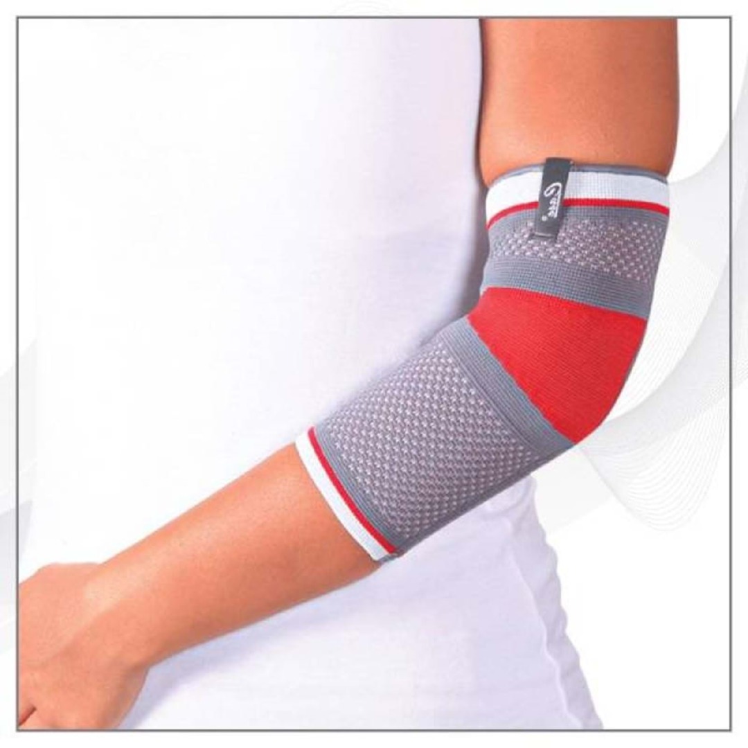 Slikon Ped Destekli Örme Dirseklik XL