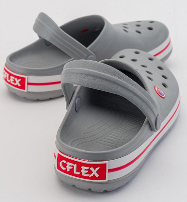 Eva Erkek Terlik Gri 44 No