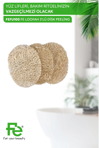 Fe Loofah 3'lü Disk Peeling