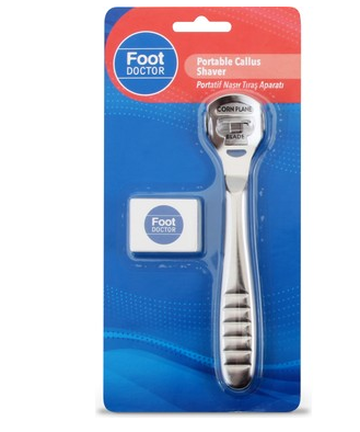 Foot Doctor Portatif Nasir Tıraş Aparatı ve Yedek Jileti