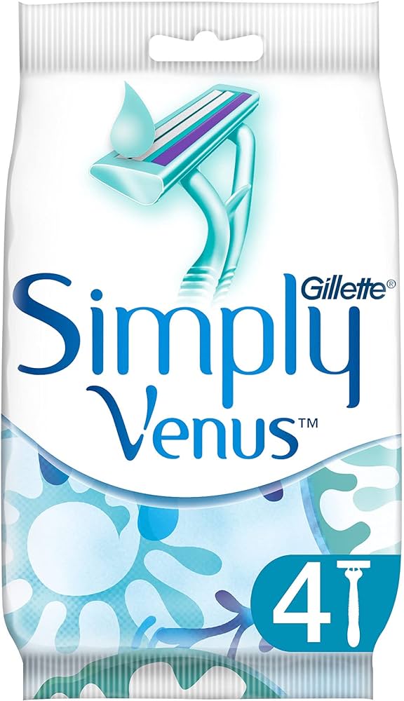 Gillette Venüs 2 Bıçaklı Kadın Tıraş Bıçağı 4 Lü