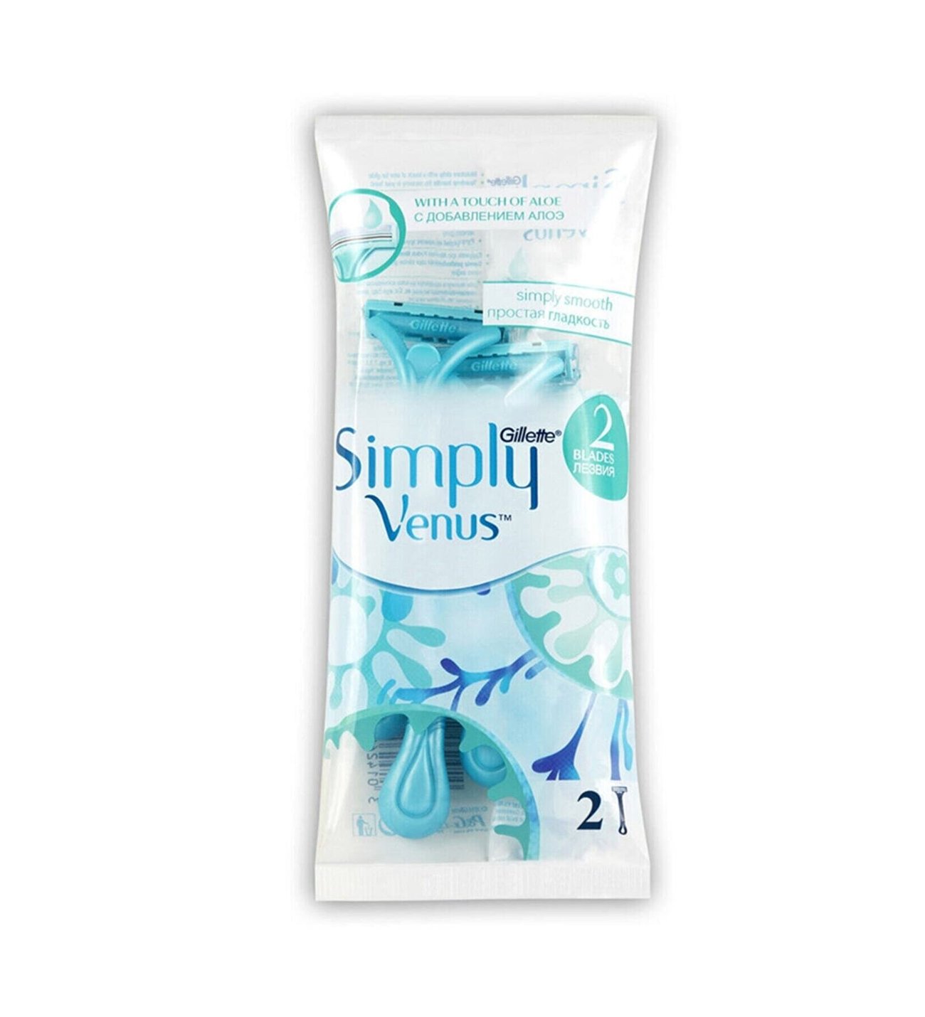 Gillette Venüs Kadın Poşet Venüs Simply 2 Bıçak 2 Li Yedek