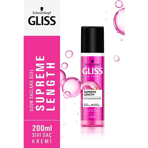Gliss Sıvı Saç Kremi 200 Ml Supreme Length