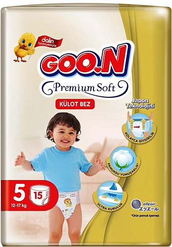 Goon Premium Soft Külot Bezi  Paket 5 15 Li