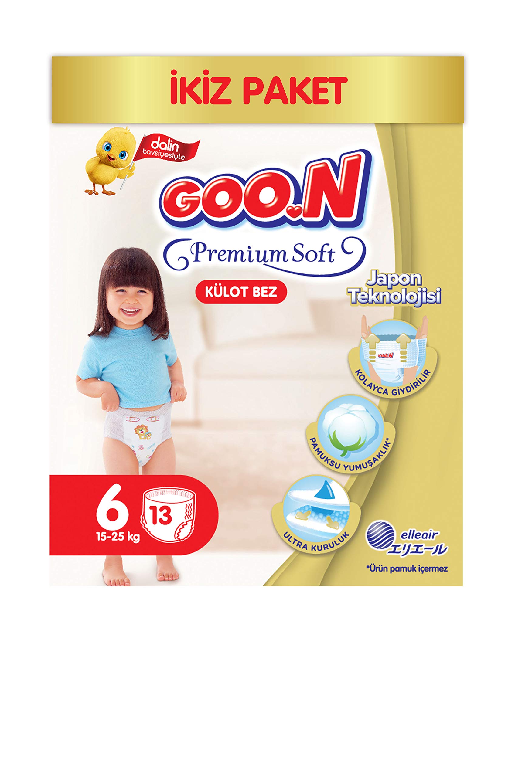 Goon Premium Soft Külot Bezi  Paket 6 13 Li