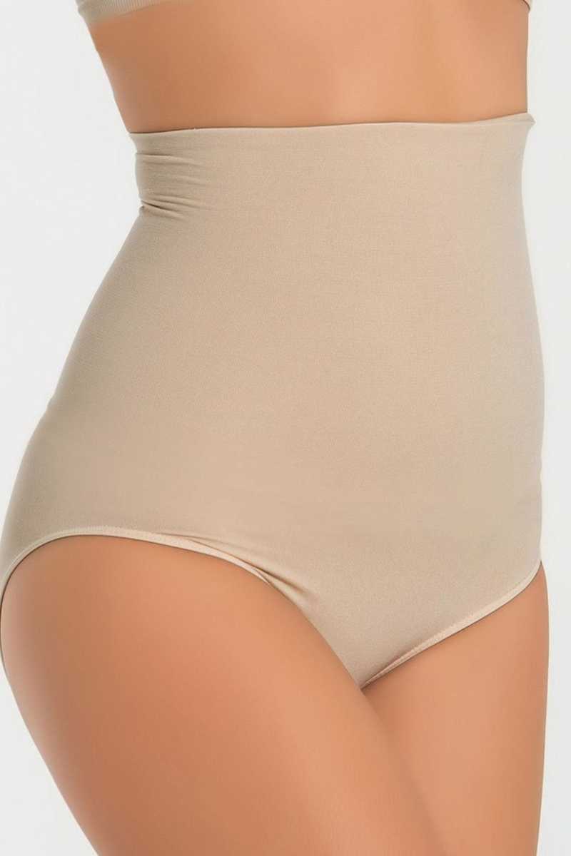 Kadın Külot Korse Mideli Body Ten L-XL