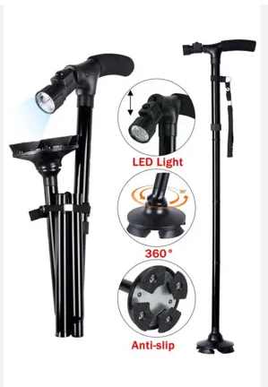 Katlanabilir Işıklı Baston