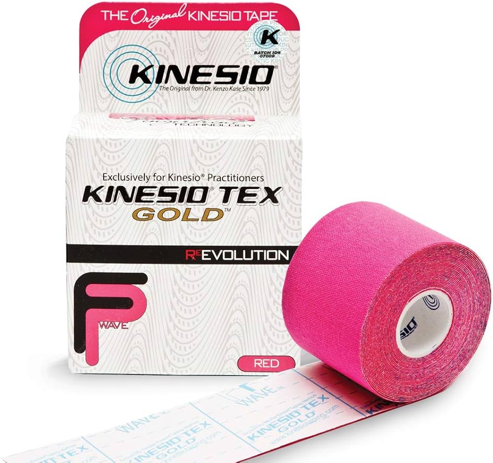 Kinesio Tex Gold 5 Cm X 5 M- Red Fp