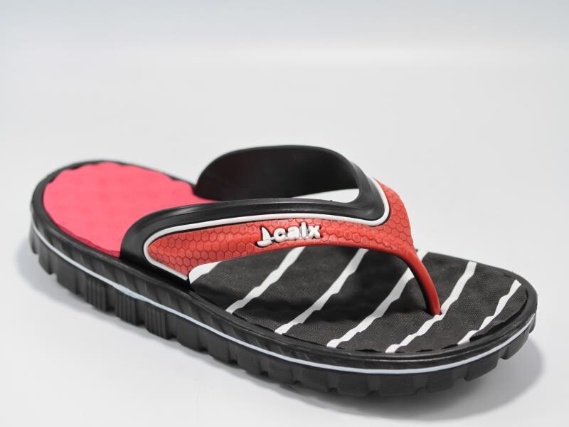 Merdane M120 Masajlı Parmak Arası Terlik Siyah - Beyaz 43 Numara