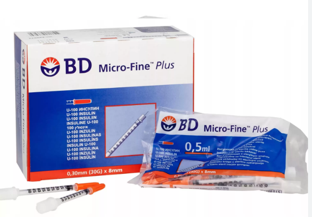 Microfine İnsülin Şırıngası 0,5ml 10 lu