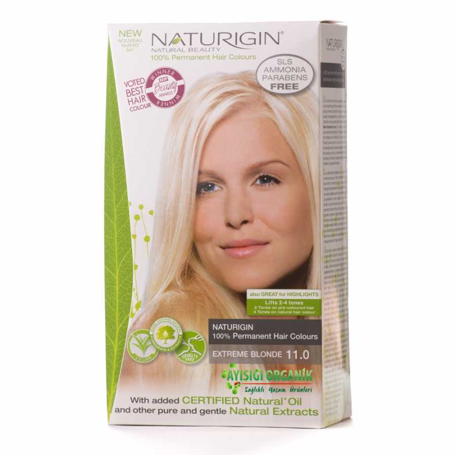 Organik İçerikli Saç Boyası 11.0 Çok Açık Sarı