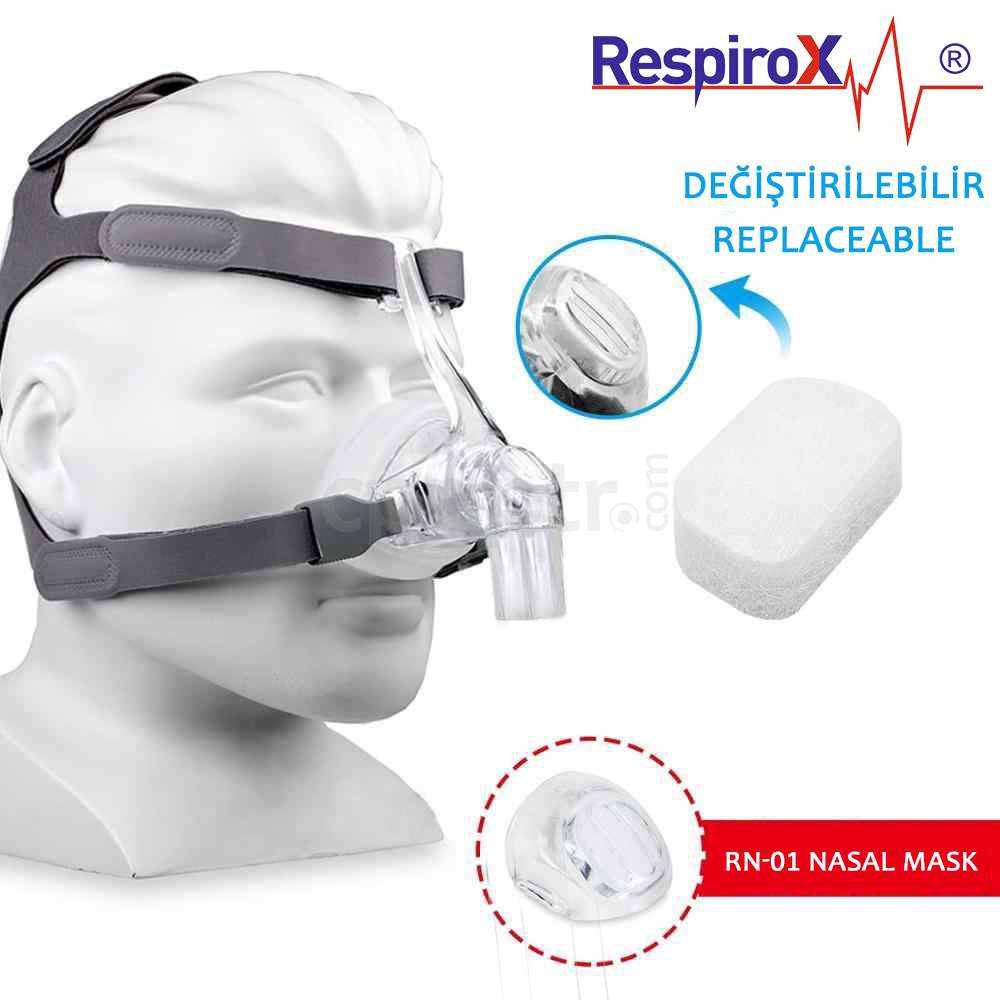 Nazal Maske Silikon Burun Maske Large