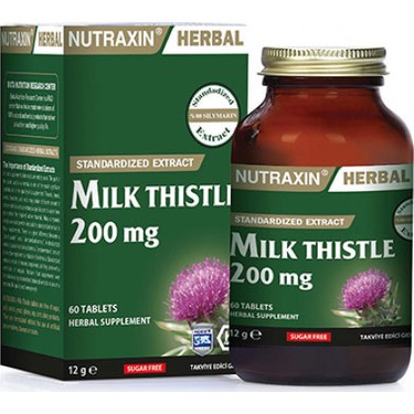 Nutraxin Mılk Thıstle 200 mg 60 Tablet