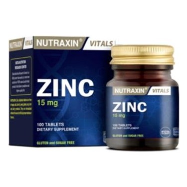 Nutraxin Zinc 15 Mg 100 Tablet